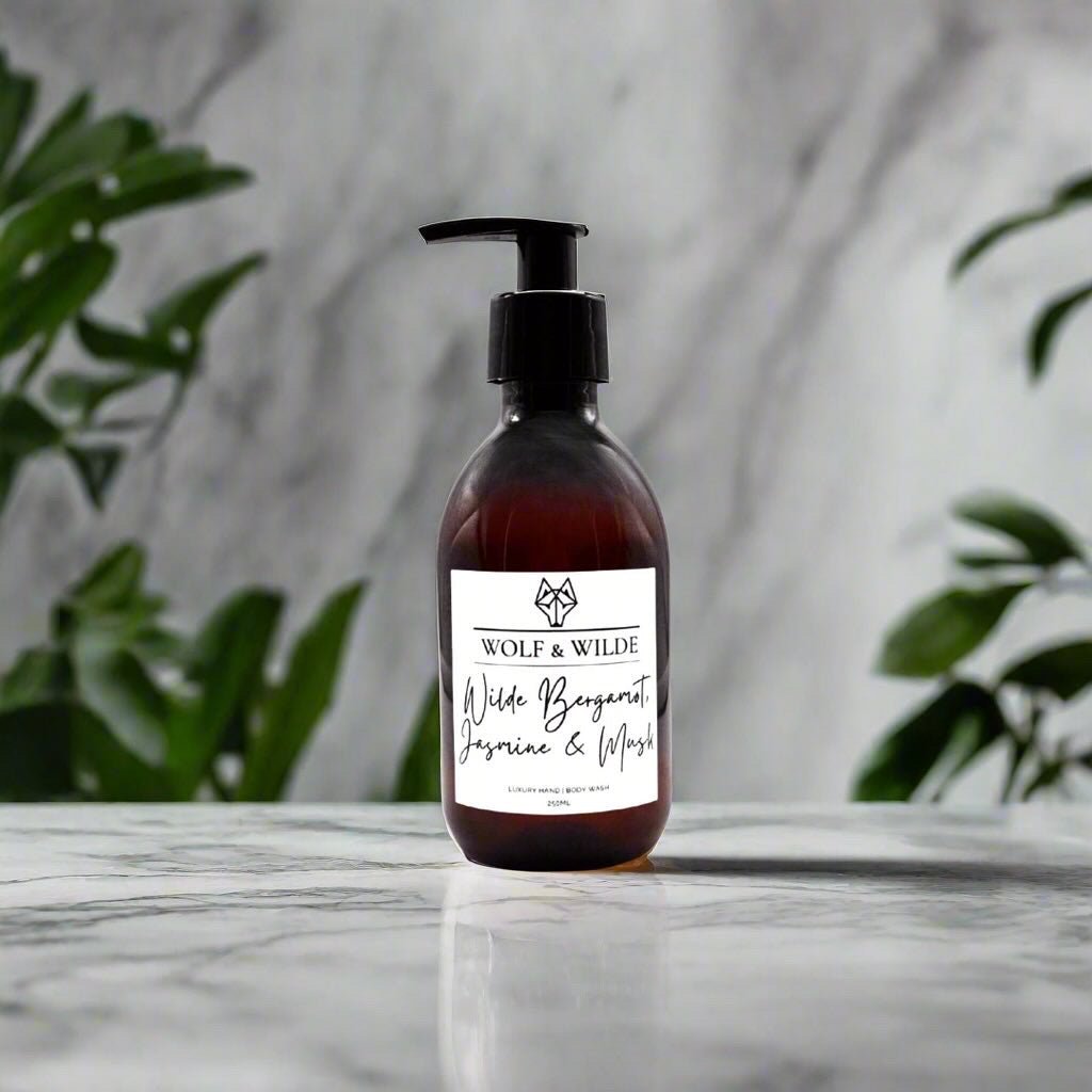 Wilde Bergamot, Jasmine & Musk Luxury 2 In 1 Liquid Soap - Hand & Body 250ML-2
